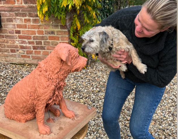 Millie Statue in clay gets approval