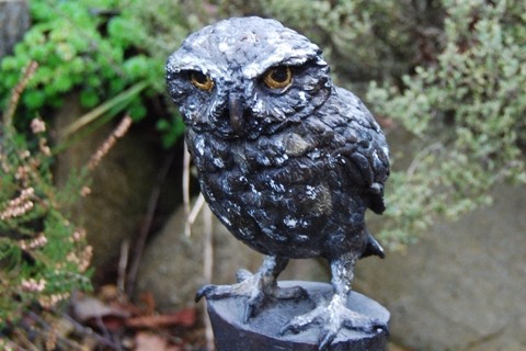 Bronze Little Owl & Moss to Celebrate Conserving Invertebrates